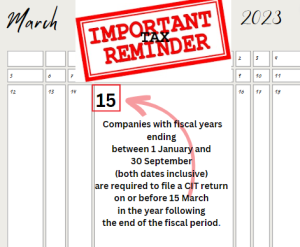 March 2023 Tax Deadline